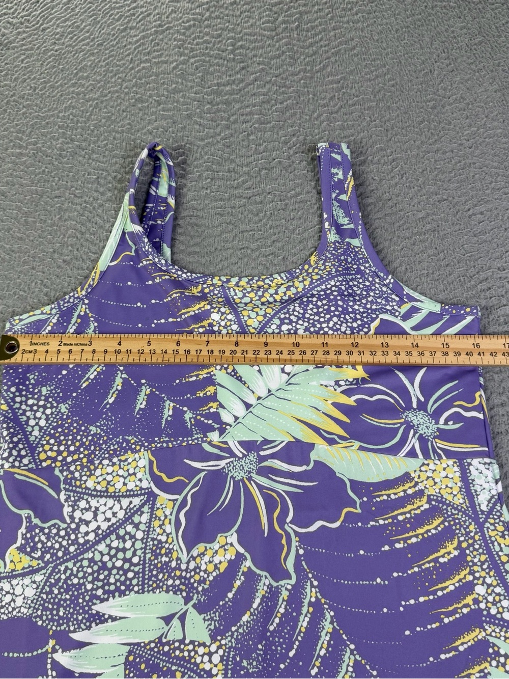 Columbia PFG Freezer III Dress Womens Medium Purple Tropical Sleeveless Outdoors - Picture 8 of 9